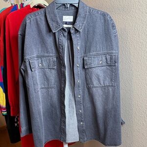 Women’s Gray Denim Jacket